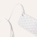 Goyard Goyardine White Anjou PM Reversible Tote Bag Palladium Hardware - Image 4