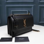 SUNSET MEDIUM CHAIN BAG IN SMOOTH LEATHER - Image 3