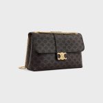 LARGE CELINE VICTOIRE BAG IN TRIOMPHE CANVAS - Image 2