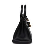 Hermes Birkin 25 Black Box Gold Hardware - Image 3