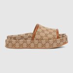 Womens GG platform sandal - Image 3