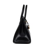 Hermes Birkin 30 Black Box Gold Hardware - Image 3