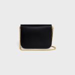 MEDIUM COLLEGE BAG IN SHINY CALFSKIN BLACK - Image 3