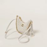Matelassé nappa leather shoulder bag - Image 3