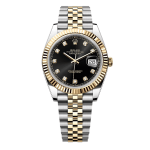 Rolex Datejust 126333-0006 41mm Black Dial Yellow Gold Steel – VIP Version