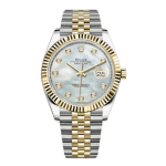 Rolex Datejust 41mm 126333-0018 MOP Dial Two Tone Yellow Gold Steel – VIP Version
