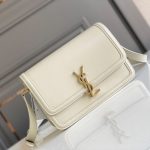 SOLFERINO MEDIUM SATCHEL IN BOX SAINT LAURENT LEATHER - Image 2
