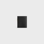 COMPACT WALLET TRIOMPHE CHARMS IN GRAINED CALFSKIN BLACK - Image 3