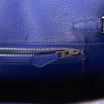 Hermes Birkin 25 Bleu Electric Shiny Niloticus Crocodile Palladium Hardware - Image 9