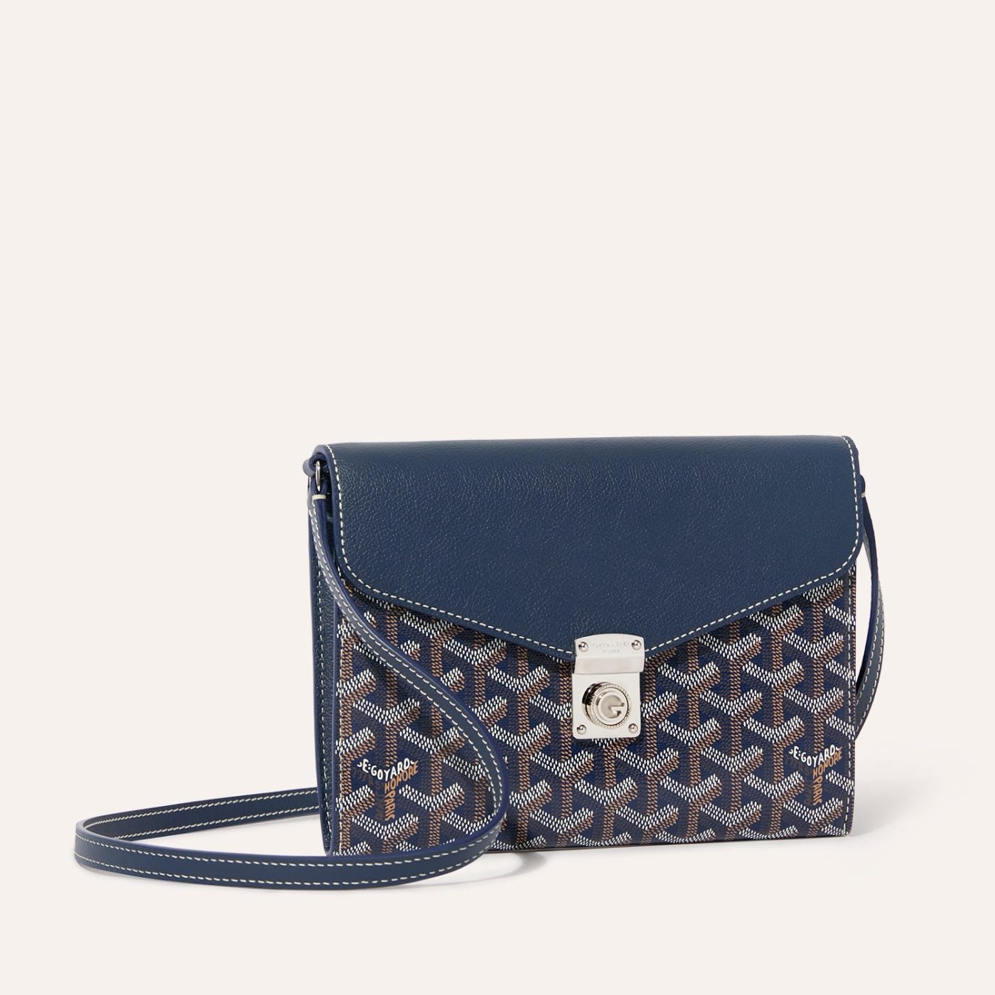 134702ac71f18ae205961f5735e90cbeed2ce4dd Goyard Chypre Wallet-Pouch Navy Blue - Image 1