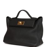 Hermes 24/24 Bag 29 Black Togo and Swift Gold Hardware - Image 5