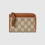 GG Emblem Zip Card Case