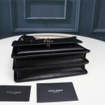 SUNSET MEDIUM CHAIN BAG IN SMOOTH LEATHER - Image 5