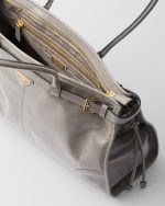 Prada Bonnie Large Leather Handbag - Image 4