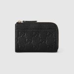 GG Emblem Zip Card Case