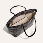 Goyard Artois Tote MM Black Goyardine Canvas & Chevroches Calfskin Palladium Hardware - Image 4