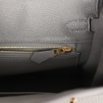Hermes Birkin 25 Gris Meyer Togo Gold Hardware - Image 8