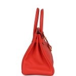 Hermes Birkin 30 Capucine Togo Gold Hardware - Image 3