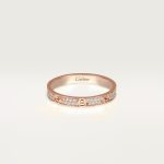 LOVE ring, mini model, paved