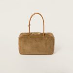Beau corduroy top-handle bag - Image 3