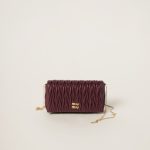 Matelassé nappa leather mini-bag