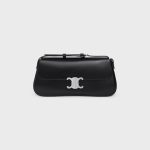 MEDIUM CELINE LOLA BAG IN SHINY CALFSKIN BLACK