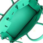 Hermes Birkin 25 Menthe Swift Gold Hardware - Image 7