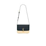SOLFERINO MEDIUM SATCHEL IN BOX SAINT LAURENT LEATHER