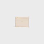 COMPACT WALLET WITH COIN TRIOMPHE IN SHINY CALFSKIN PALE BEIGE - Image 3