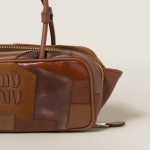 Beau leather patchwork bag - Image 5
