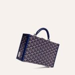 Goyard Grand H?tel Trunk Bag Navy Blue - Image 3