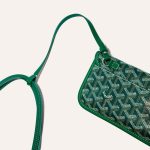 Goyard Goyardine Green Anjou PM Reversible Tote Palladium Hardware - Image 4