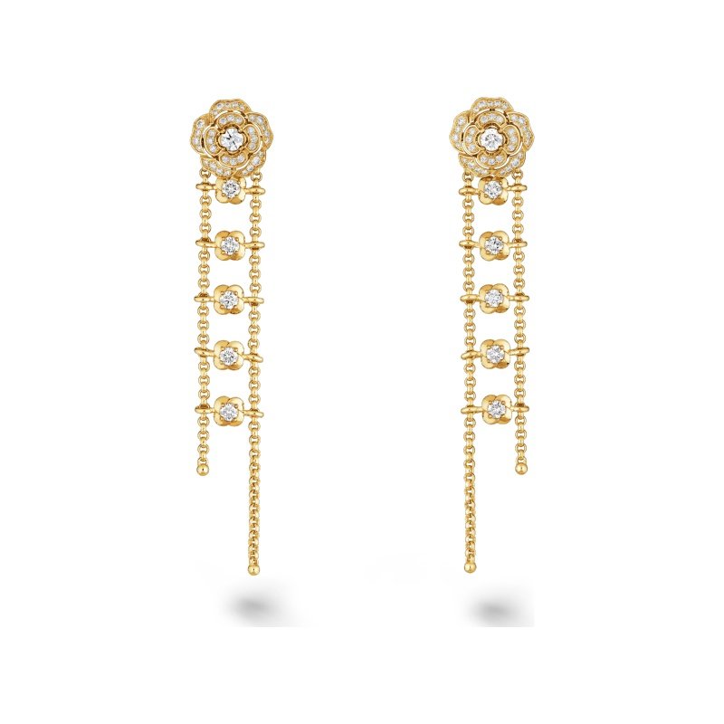 3062a3cd0eee3bd54d41e8687432ee24b2d622e7 Bouton de Camélia transformable earrings - Image 1