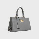 MEDIUM APPOLINE BAG IN SUPPLE CALFSKIN ZINC - Image 2