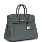 Hermes Birkin 25 Vert Amande Togo Gold Hardware - Image 2