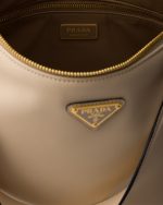 Prada Aim??e Large Leather Shoulder Bag - Image 4