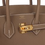 Hermes Birkin 25 Etoupe Togo Gold Hardware - Image 6
