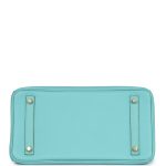 Hermes Birkin 30 Bleu Atoll Togo Gold Hardware - Image 5