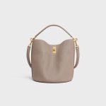 BUCKET 16 BAG IN SUPPLE GRAINED CALFSKIN PEBBLE