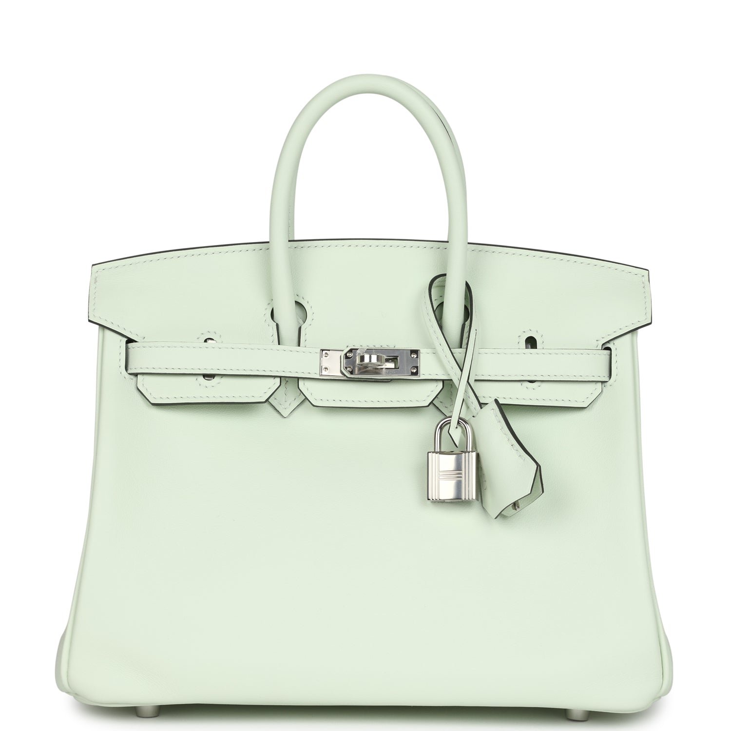 3e2081a984b1a5076a1c81cf900bcf17fd20a07d Hermes Birkin 25 Vert Fizz Swift Palladium Hardware - Image 1