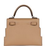 Hermes “Quelle Idolle” Picto Kelly Doll Chai/Mauve Sylvestre/Bleu Celeste/Terre Battue Epsom Palladium Hardware - Image 5