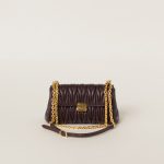Matelassé nappa leather shoulder bag