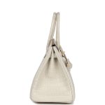 Hermes Birkin 30 Beton Matte Porosus Crocodile Gold Hardware - Image 3