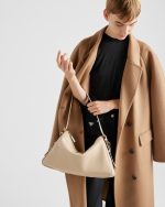 Prada Aim??e Large Leather Shoulder Bag - Image 6