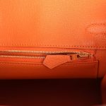 Hermes Birkin 25 Orange Togo Gold Hardware - Image 8