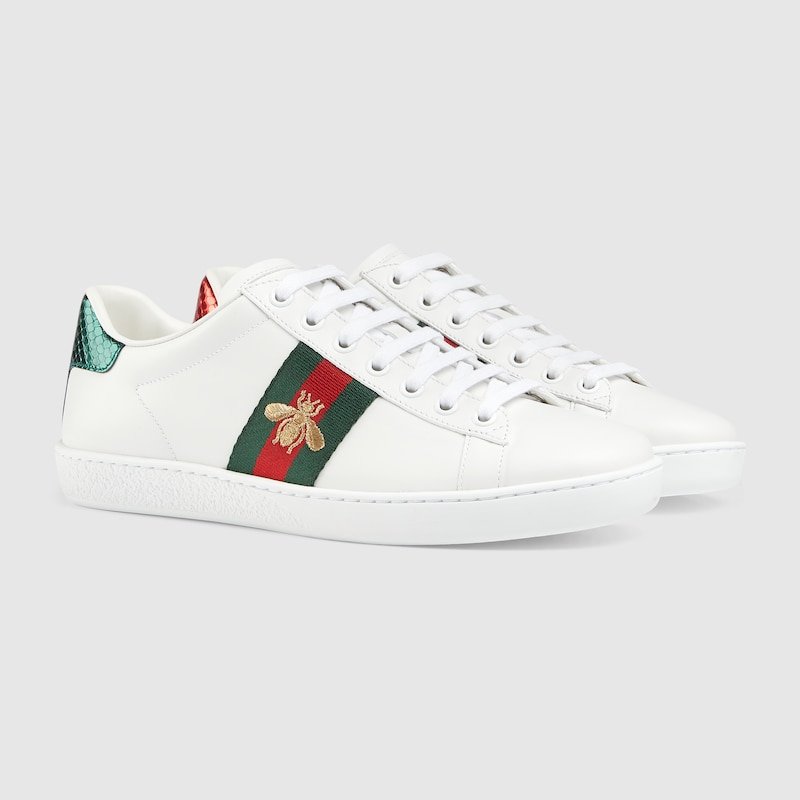 484aa71204b57864f557e1121a71411f78e85953 Womens Gucci Ace sneaker with bee - Image 1
