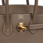 Hermes Birkin 25 Etoupe Swift Gold Hardware - Image 6