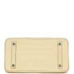 Hermes Birkin 25 Vanille Matte Alligator Palladium Hardware - Image 5