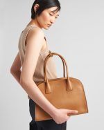 Prada Medium Leather Tote Bag - Image 7