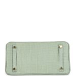 Hermes Birkin 25 Vert D’Eau Matte Alligator Gold Hardware - Image 5